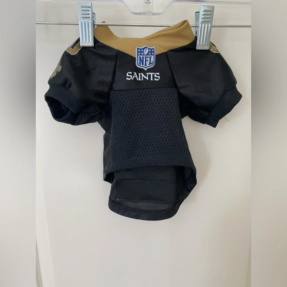 NFL Official New Orleans Saints  extra small pet jersey - Purrfect for kittens!
